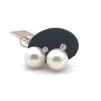 Earrings Coscia Perle Woman in White Gold Perla 12 Ct EASS12MM - EASS12MM
